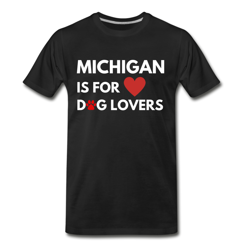 "Michigan is for lovers" Men's Premium T-Shirt - black
