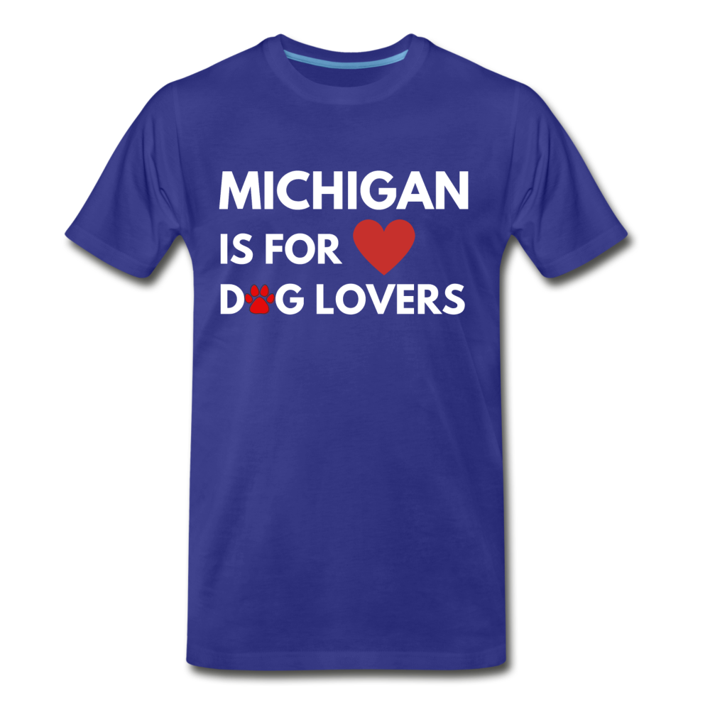 "Michigan is for lovers" Men's Premium T-Shirt - royal blue