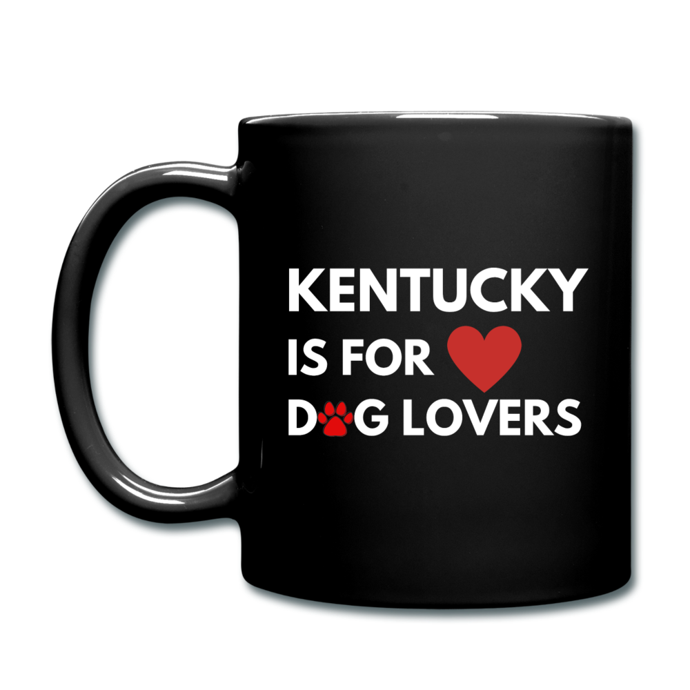 "Kentucky is for dog lovers" Mug - black