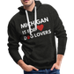 "Michigan Is For Dog Lovers" Premium Hoodie - charcoal gray