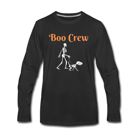 "Boo Crew" Premium Long Sleeve T-Shirt - black