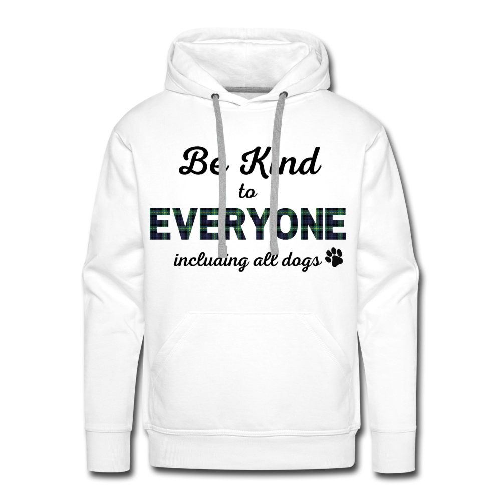 "Be Kind to Everyone" Men’s Premium Hoodie - white