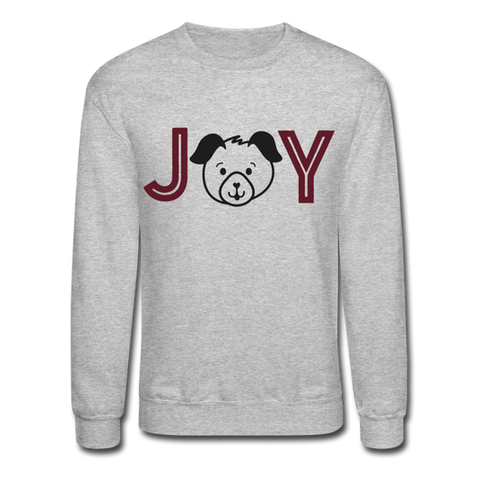 "Joy" Crewneck Sweatshirt - heather gray