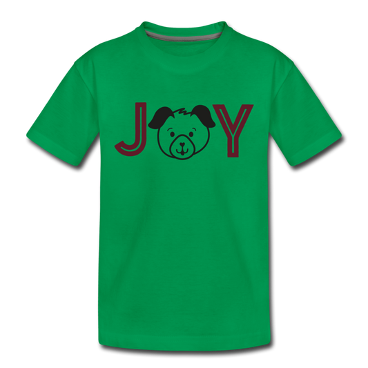 "Joy" Kids' Premium T-Shirt - kelly green