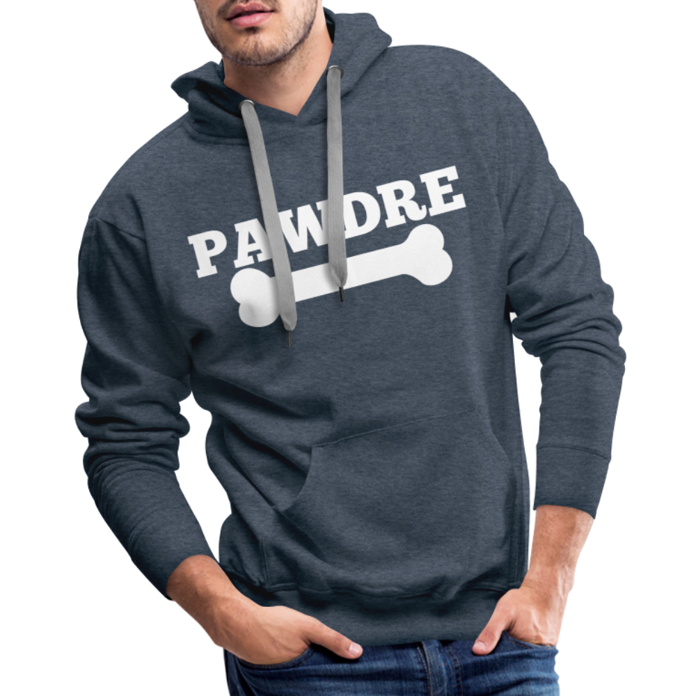 "Pawdre" Men’s Premium Hoodie - heather denim