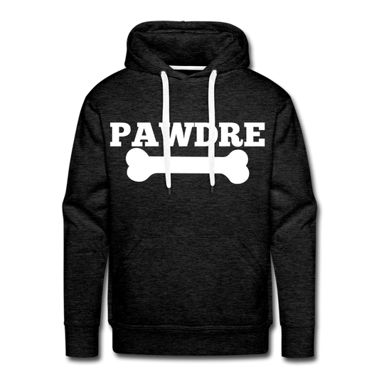 "Pawdre" Men’s Premium Hoodie - charcoal grey