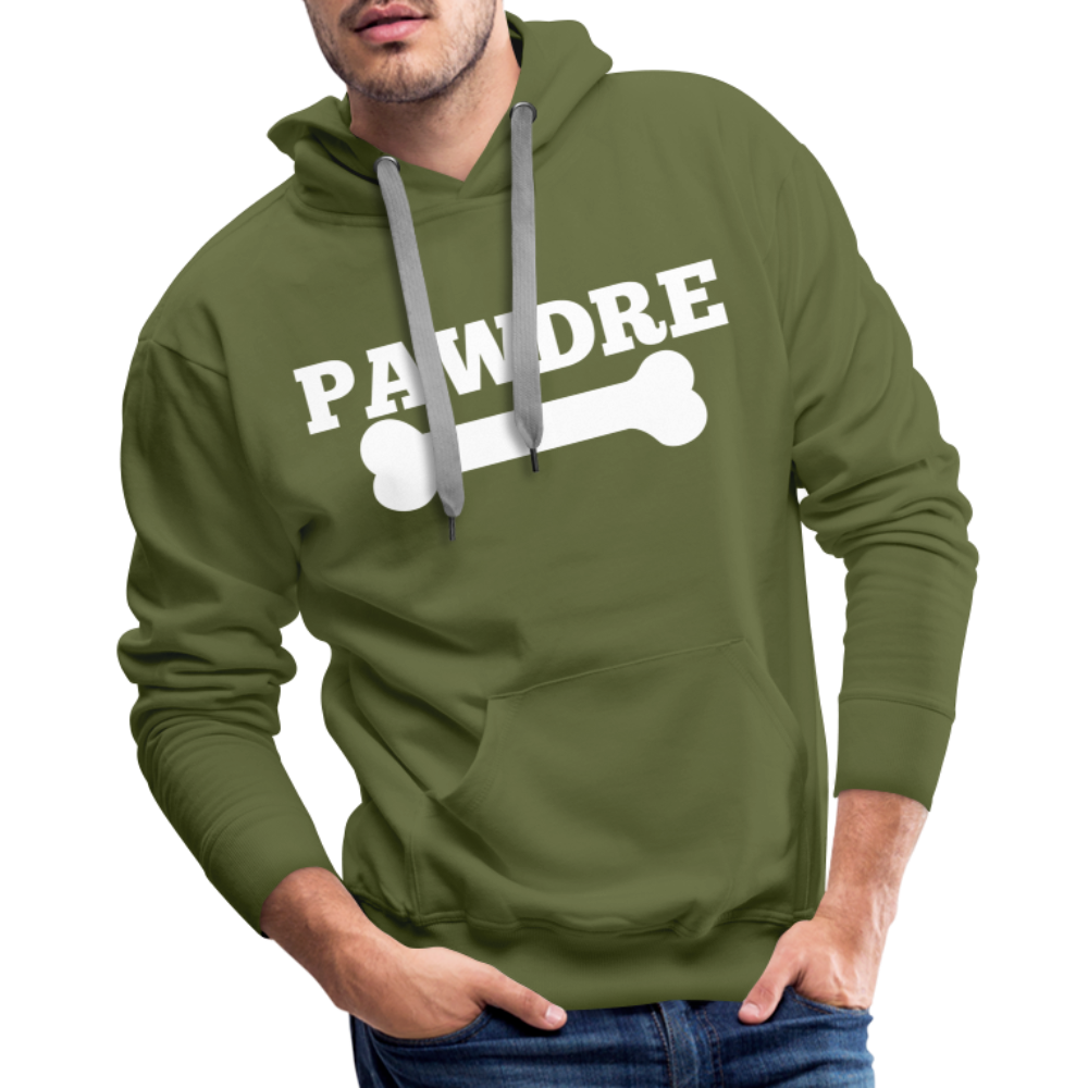"Pawdre" Men’s Premium Hoodie - olive green
