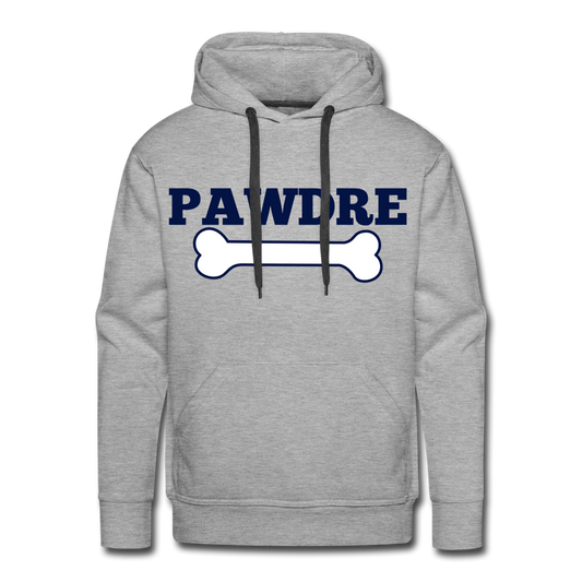 "Pawdre" Men’s Premium Hoodie - heather grey