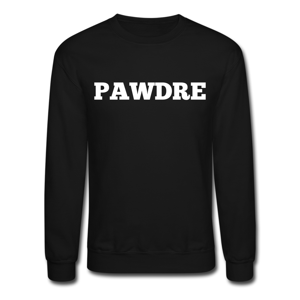 "Pawdre" Crewneck Sweatshirt - black