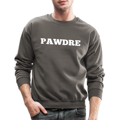 "Pawdre" Crewneck Sweatshirt - asphalt gray
