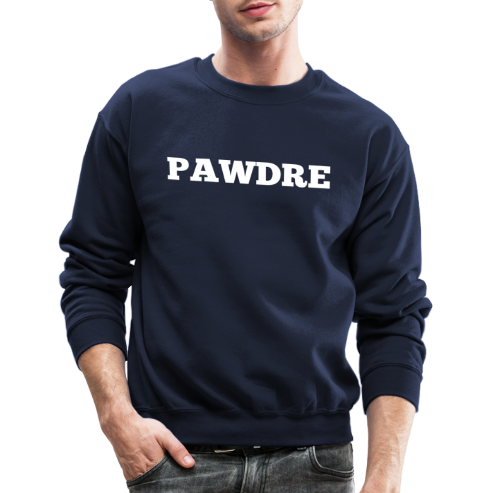 "Pawdre" Crewneck Sweatshirt - navy