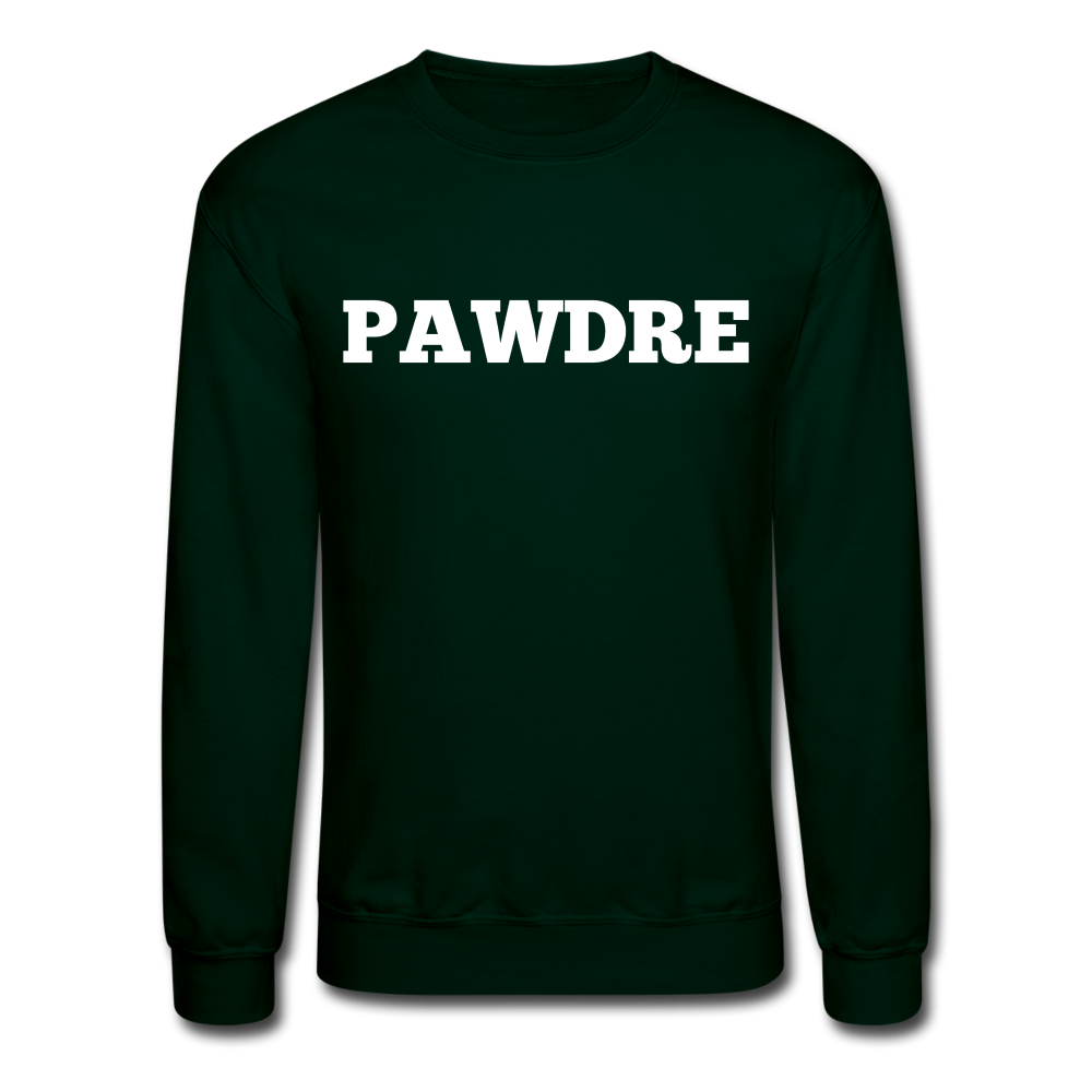 "Pawdre" Crewneck Sweatshirt - forest green