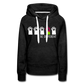 "Be Different Paws" Women’s Premium Hoodie - charcoal grey