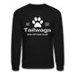 "Tailwags Dog Petting Club" Crewneck Sweatshirt - black