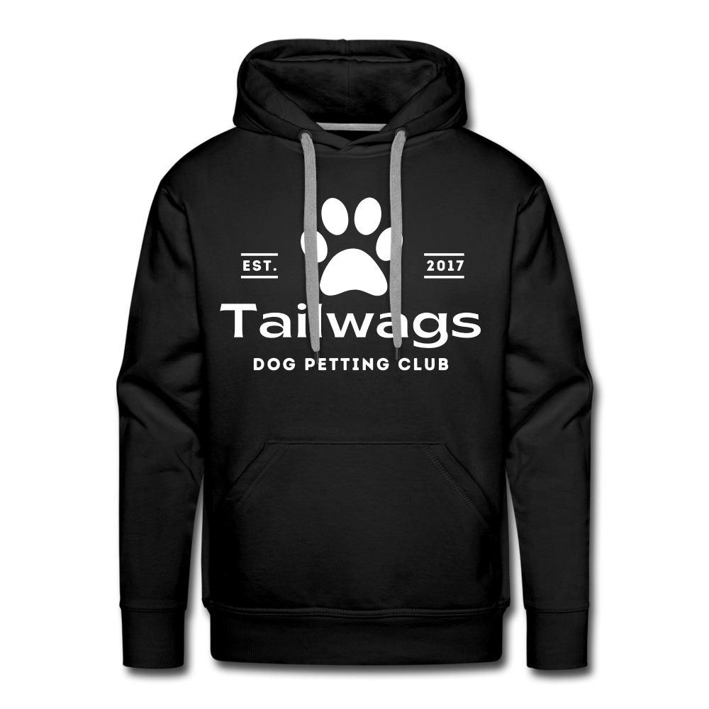 "Tailwags Dog Petting Club" Men’s Premium Hoodie - black