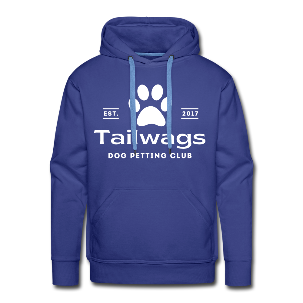 "Tailwags Dog Petting Club" Men’s Premium Hoodie - royal blue