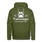 "Tailwags Dog Petting Club" Men’s Premium Hoodie - olive green