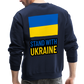 "Stand With Ukraine" Crewneck Sweatshirt - navy